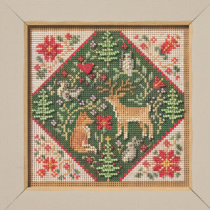 Mill Hill Buttons & Beads Cross Stitch Kit – Winter Series - Forest Folk Art