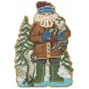 Mill Hill Cross Stitch Ornament Kits Alaskan Santa – Glacier Bay Santa