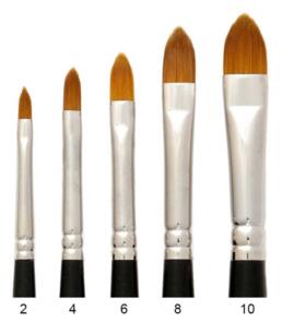 Trekell Golden Taklon 10" Handle - Cat's Tongue