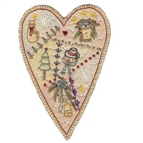 Chickadee Hollow Vintage Christmas Primitive Heart