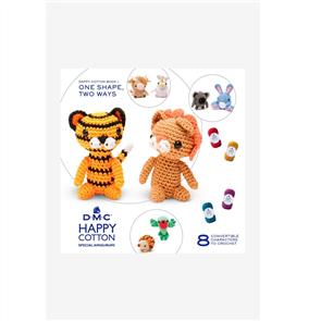 DMC Happy Cotton Amigurumi Pattern Book 1 One Shape, Two Ways
