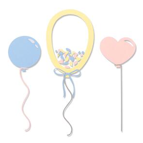 Sizzix Framelits Die Set 8PK - Balloon