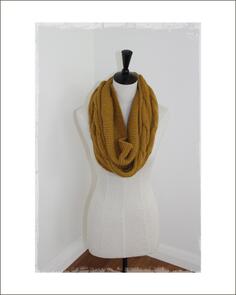 The Kiwi Stitch & Knit Co Infinity Country Cable & Cowel - Knitting Pattern / Kit