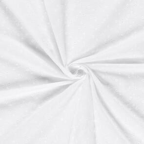 Nooteboom Cotton Poplin Fabric Embroidered Flowers - 110gsm