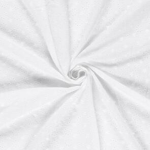 Nooteboom Cotton Poplin Embroidered Flowers -110gsm