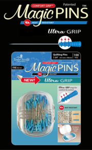 Taylor Seville Magic Pin Ultra Grip Quiliting FINE 100pc