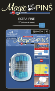 Taylor Seville Magic Pins Flat Head Extra Fine 50pc