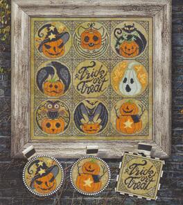 Cottage Garden Samplings Cross Stitch Chart - Trick or Treat