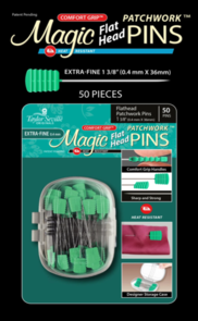 Taylor Seville Magic Pins Flathead Patchwork Extra Fine 50pc