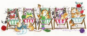 Bothy Threads Cross Stitch Kit - Kitty Knit