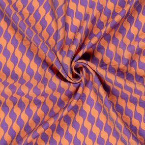 Nooteboom Viscose Nylon Twill Fabric Printed Abstract - 90gsm