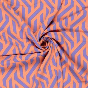 Nooteboom Twill Stretch Fabric Abstract - 255gsm