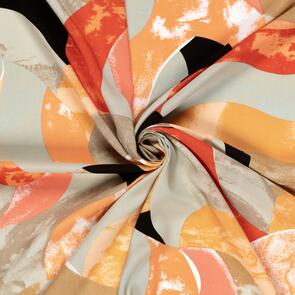 Nooteboom Bamboo Poplin Fabric Printed Abstract - 130gsm