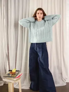 Sandnes Garn Kaja Sweater - Knitting Pattern / Kit