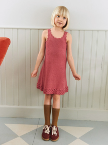 Sandnes Garn Pattern 2603-1 - Roselyn Dress Junior - Full Kit