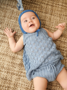Sandnes Garn Pattern 2407-5 - Lilja Singlet, Diaper Pant & Bonnet - Full Kit