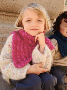 Sandnes Garn Pattern 2408-10 - Hannah Neck Junior - Full Kit