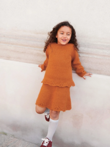 Sandnes Garn Pattern 2408-7 - Augustine Sweater & Skirt - Full Kit