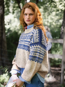 Sandnes Garn Pattern 2410-2 - Marius Ladies Sweater - Full Kit