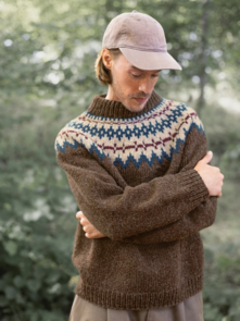 Sandnes Garn Pattern 2410-6 - Polar-Light Mens Sweater - Full Kit