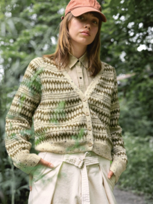 Sandnes Garn Pattern 2410-8 - Kleiva Cardigan - Full Kit