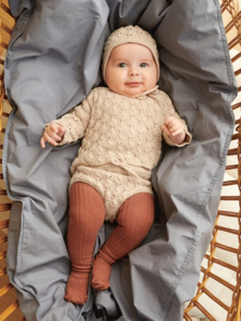 Sandnes Garn Pattern 2413-2 - Lilja Cardigan, Pant, Tight & Bonnet- Full Kit