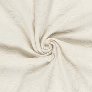 Nooteboom Heavy Knit Fabric Jacquard Flower - 360gsm