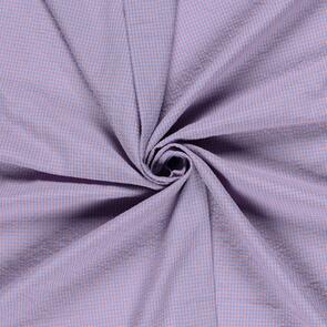 Nooteboom Cotton Poplin Fabric Seersucker Check Small - 100gsm