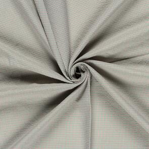 Nooteboom Cotton Poplin Fabric Seersucker Check Small - 100gsm