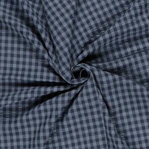 Nooteboom Cotton Poplin Fabric Seersucker Check Big - 100gsm