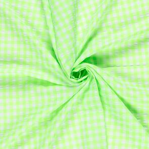 Nooteboom Cotton Poplin Fabric Seersucker Check Big - 100gsm