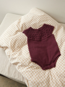 Sandnes Garn Pattern 2505-1 - Indy Baby Bodysuit - Full Kit