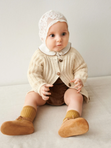 Sandnes Garn Pattern 2505-6 - Ellis Cardigan Baby - Full Kit