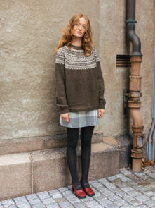 Sandnes Garn Pattern 2510-3 - Marius Ladies Sweater (2 colour) - Full Kit