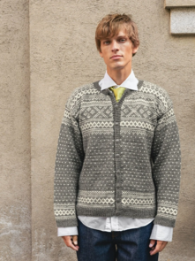 Sandnes Garn Pattern 2510-7 - Setesdal Mens Cardigan - Full Kit
