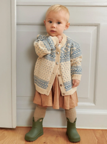 Sandnes Garn Pattern 2512-1 - Setesdal Cardigan Baby - Full Kit