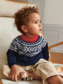 Sandnes Garn Pattern 2512-2 - Marius Sweater Baby - Full Kit