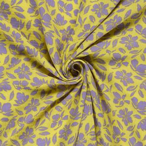 Nooteboom Muslin Fabric Printed Flowers - 135gsm