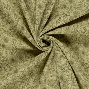 Nooteboom Muslin Fabric Printed Floral - 135gsm