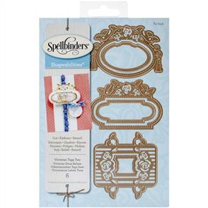 Spellbinders Dies - Victorian Tags Two