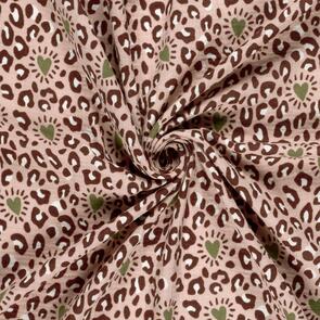 Nooteboom Muslin Fabric Printed Panther - 135gsm
