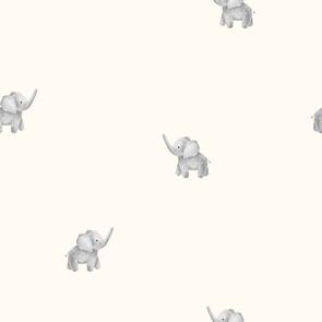 Nooteboom Rib Jersey Digital Elephants - 250gsm