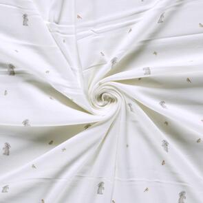 Nooteboom Rib Jersey Fabric Digital Printed Animals - 250gsm