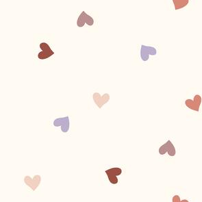 Nooteboom Cotton Fabric Hearts - 265gsm