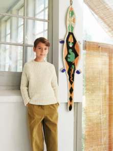 Sandnes Garn Pattern 2605-05 - Theo Sweater Junior - Full Kit