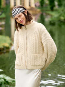 Sandnes Garn Pattern 2606-07 - Kaja Jacket - Full Kit