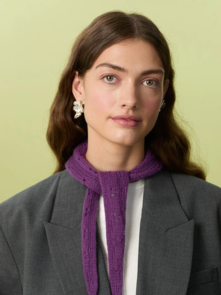 Sandnes Garn Pattern 2607-01 - Miu Pointelle Scarf - Full Kit