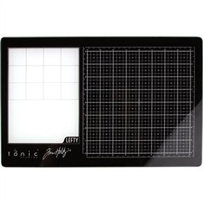 Tonic Tim Holtz - Travel Glass Media Mat 10.25"X15.5" - Left-Handed