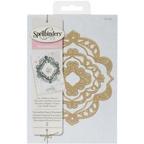 Spellbinders Fancy Diamond - Nestabilities Dies