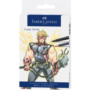 Faber-Castell Pitt Artist Pens - Comic Illustration 3D Set